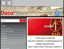 Tablet Screenshot of docushop.se